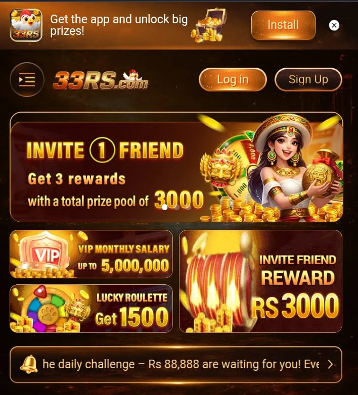 33RS Game referral bonuses