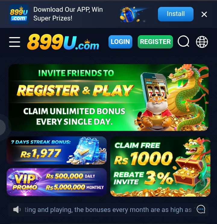 899U Game Register and play for free
