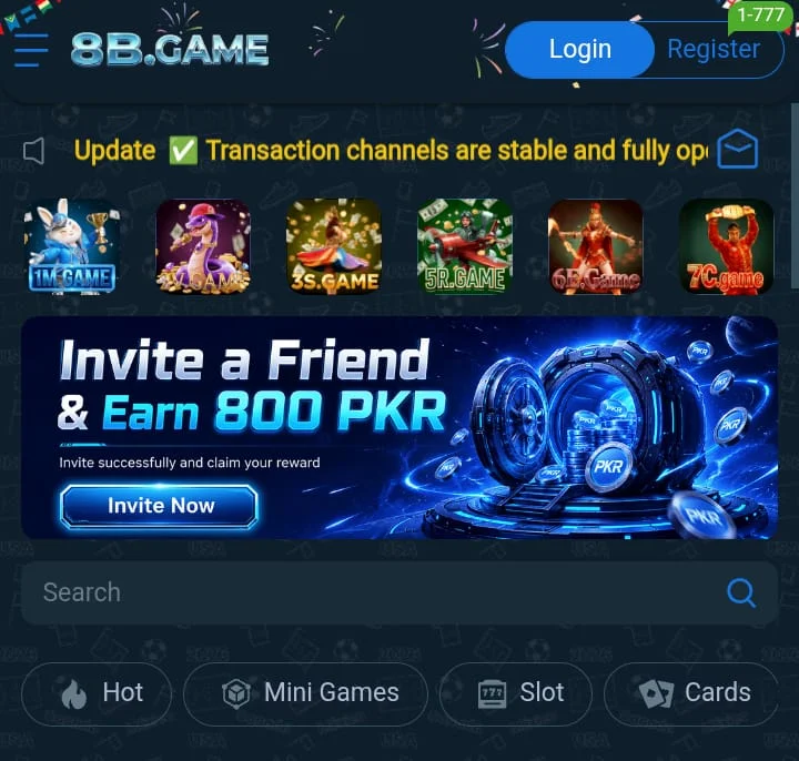8B Game referral 